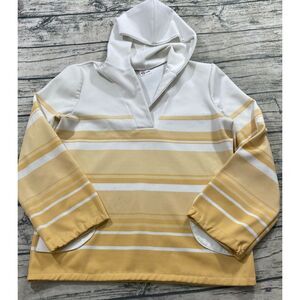 Caper Mates Vtg 70s Boho Hippie Cover Up Hoodie Sweatshirt (Fits‎ L) Beach Retro